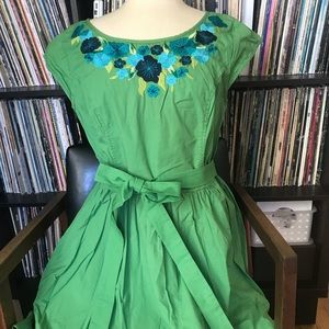 EShakti green floral dress!